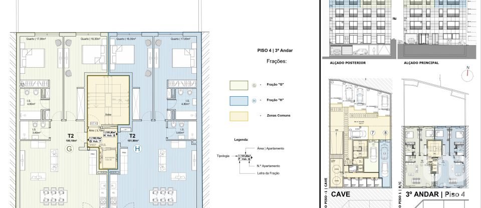 Appartement T2 à Alfena de 86 m²