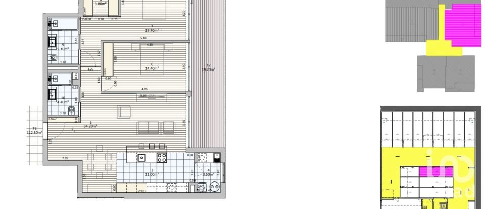 Appartement T2 à Gondomar (São Cosme), Valbom e Jovim de 112 m²