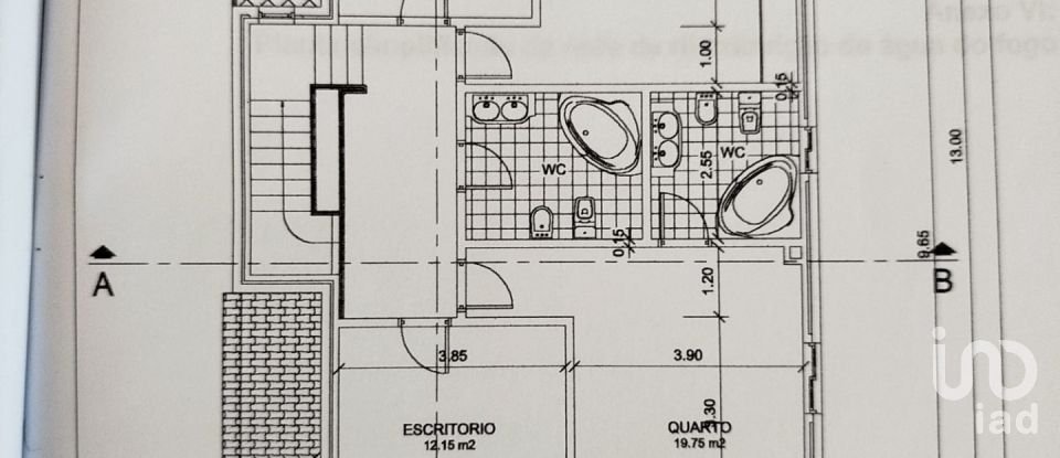 Gîte T3 à Figueiró (Santiago e Santa Cristina) de 390 m²