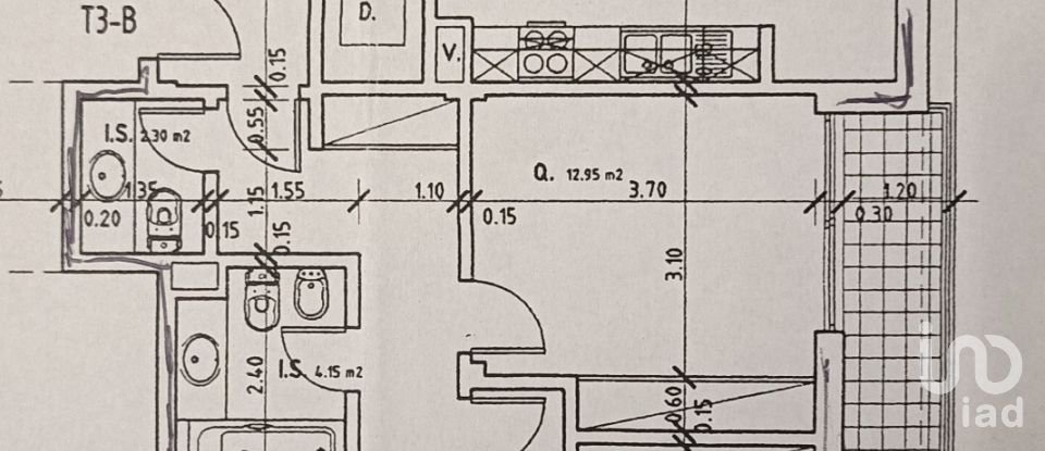 Appartement T3 à Carcavelos e Parede de 105 m²