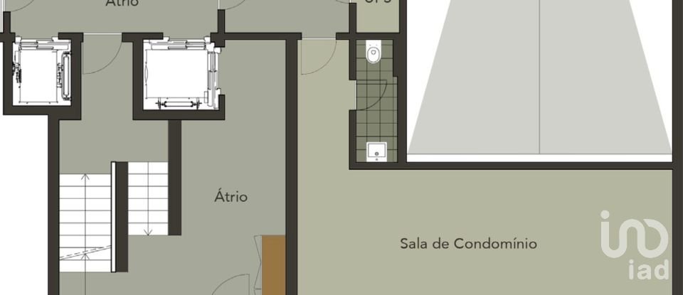 Appartement T1 à Pedrouços de 40 m²