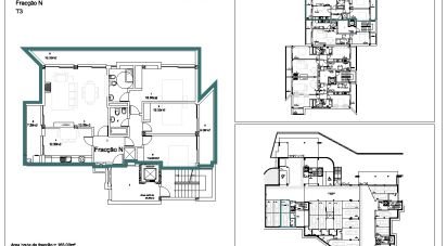 Appartement T3 à Vila Real de 165 m²