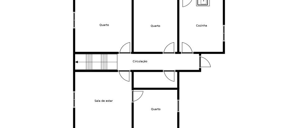 Maison T3 à Carvalhal de 200 m²