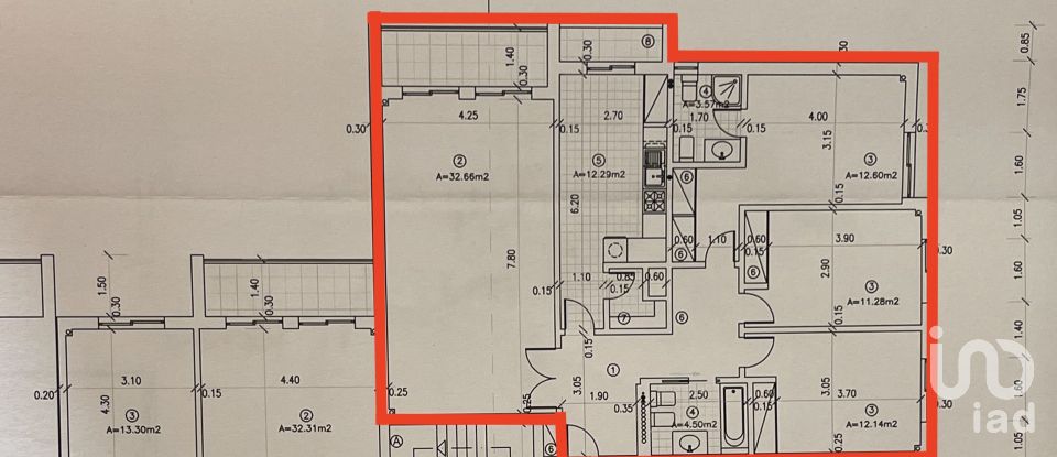 Appartement T3 à Barreiro E Lavradio de 140 m²