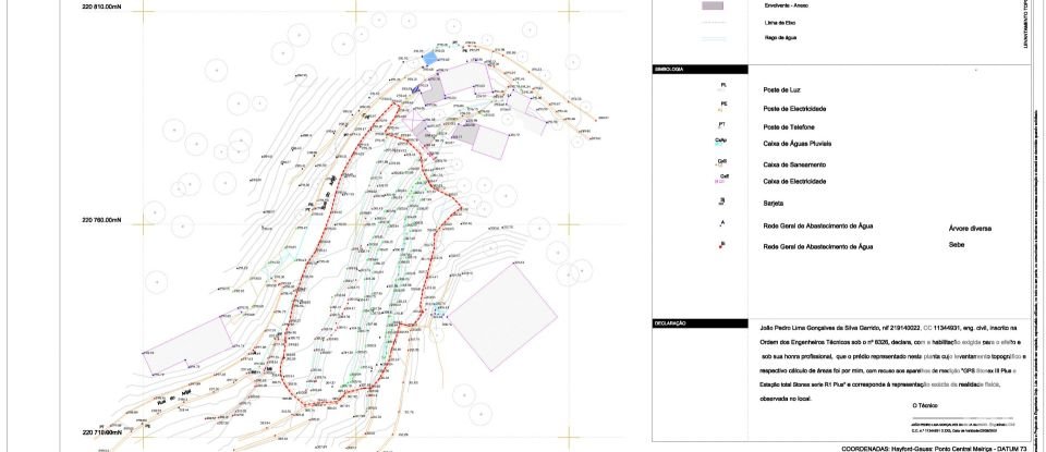 Terreno em Caniçada e Soengas de 1 410 m²