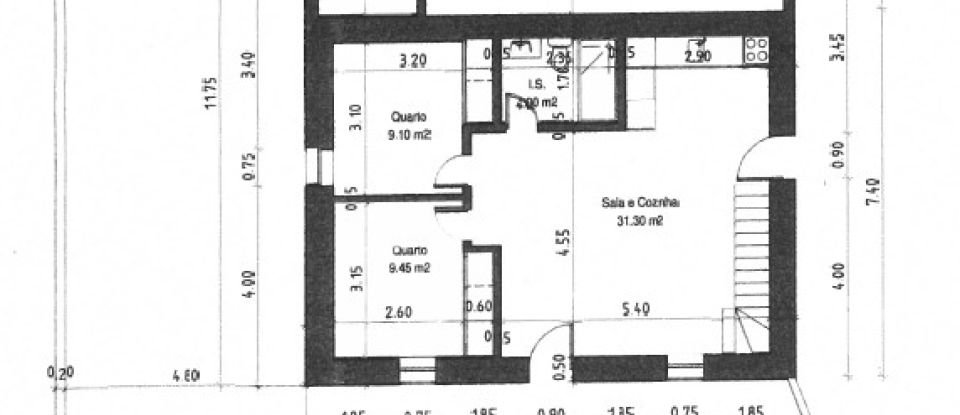 Casa T2 em A dos Cunhados e Maceira de 115 m²