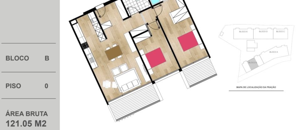 Appartement T2 à São Martinho de 121 m²