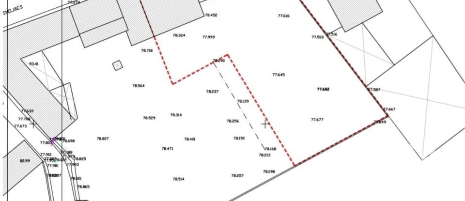 Terreno em Anta E Guetim de 1 237 m²