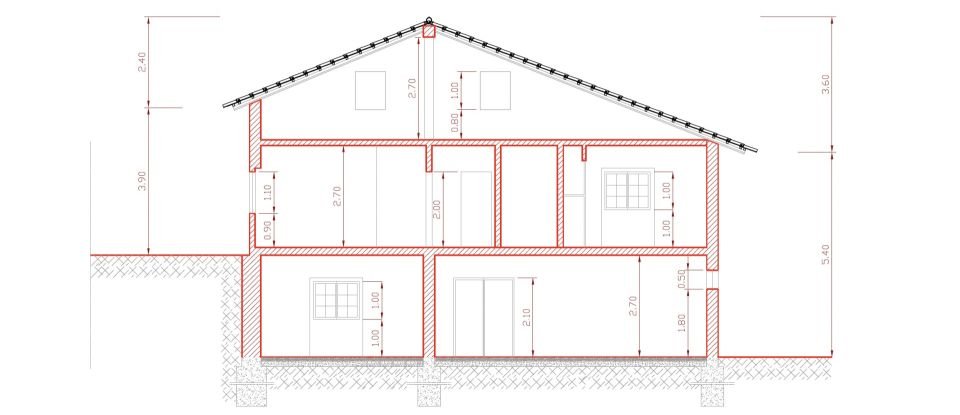 Maison traditionnelle T3 à Bugalhos de 201 m²