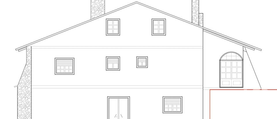 Maison traditionnelle T3 à Bugalhos de 201 m²