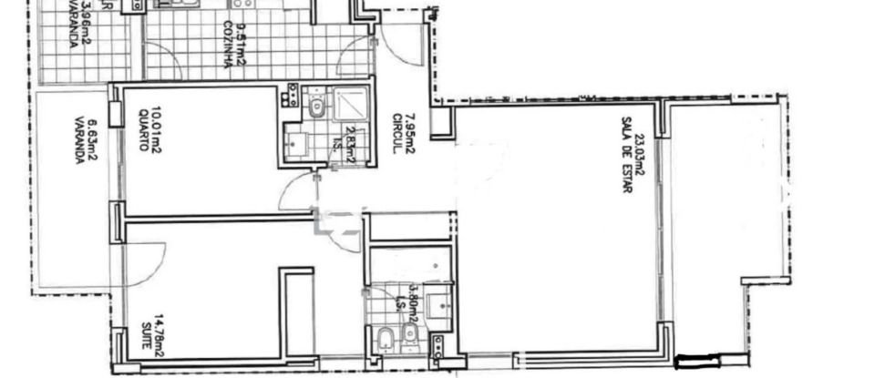 Appartement T2 à Quarteira de 143 m²