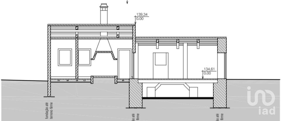 Maison de campagne T2 à Caxarias de 50 m²