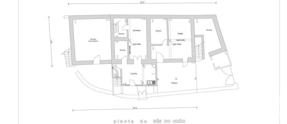 Casa de aldeia T4 em São Miguel, Santa Eufémia e Rabaçal de 504 m²