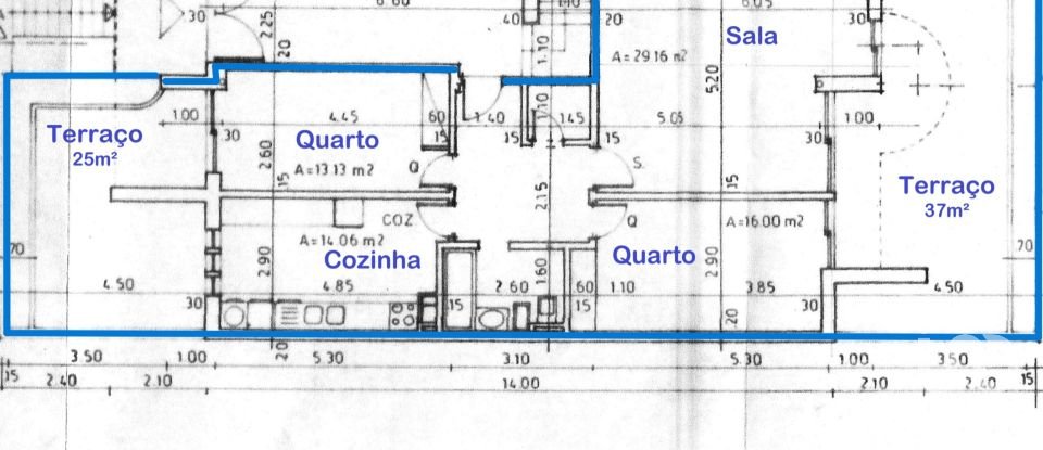 Appartement T2 à Algés, Linda-a-Velha e Cruz Quebrada-Dafundo de 130 m²