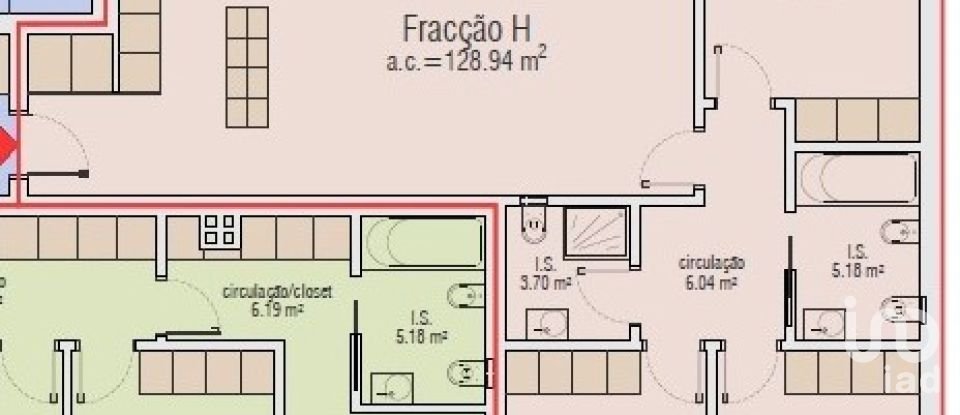 Appartement T3 à Silveira de 140 m²