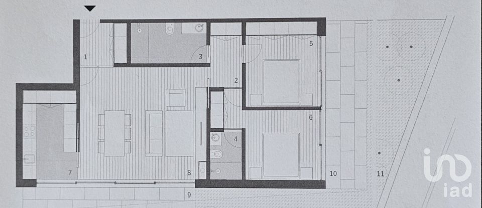 Apartamento T2 em Apúlia e Fão de 93 m²