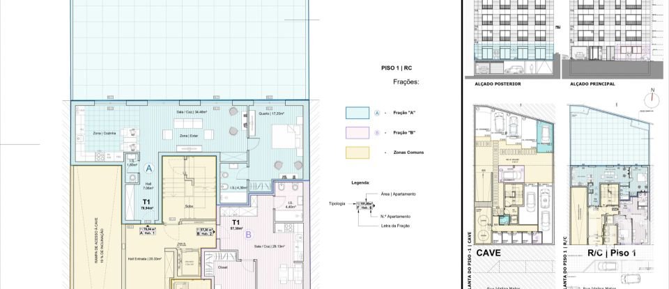 Apartamento T2 em Alfena de 86 m²