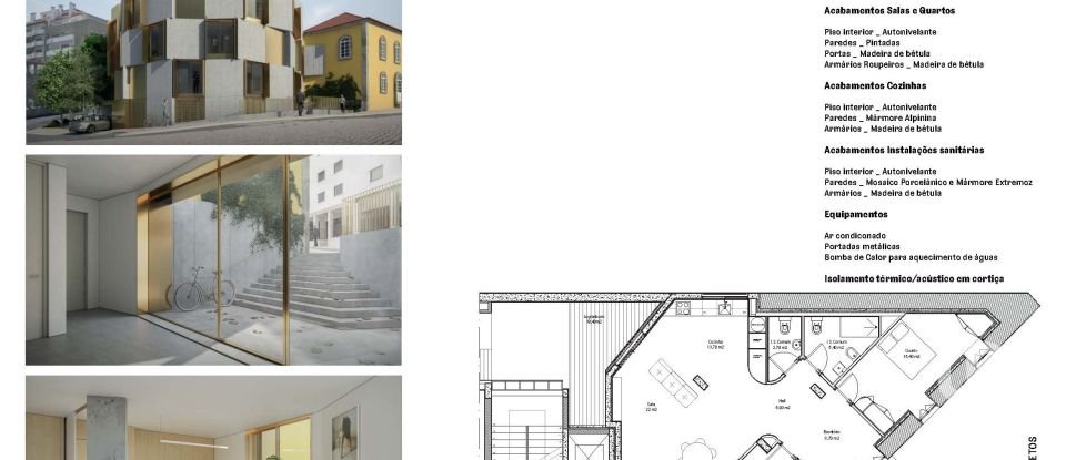 Apartamento T2 em Leiria, Pousos, Barreira e Cortes de 132 m²