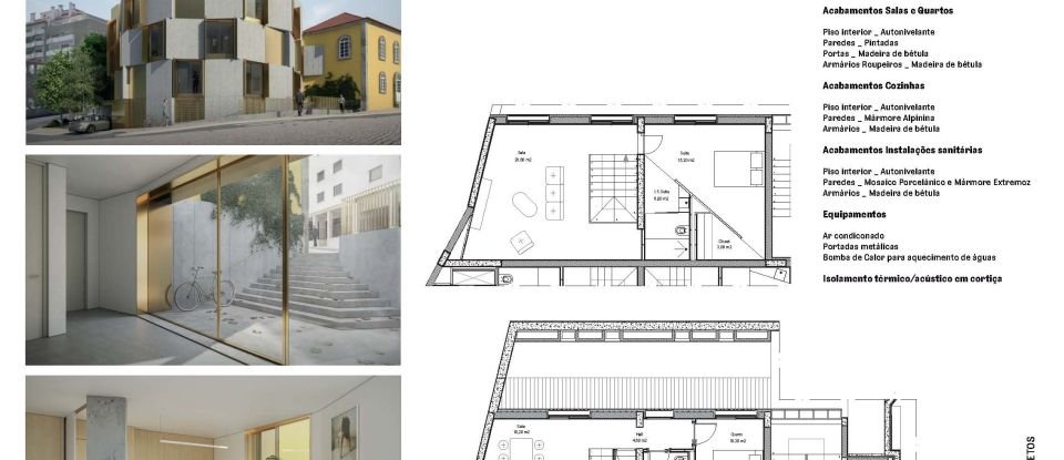 Apartamento T2 em Leiria, Pousos, Barreira e Cortes de 138 m²