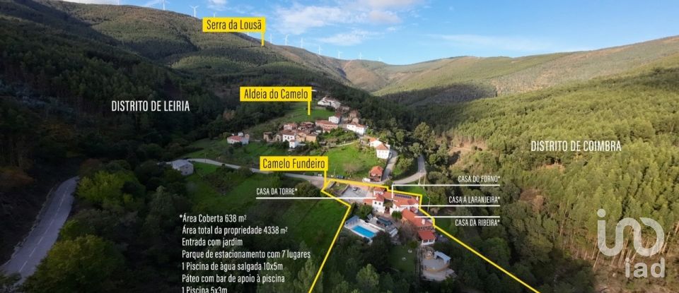 Domaine T9 à Castanheira de Pêra e Coentral de 1 096 m²