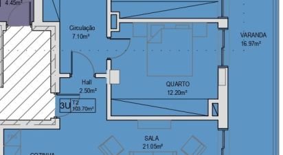 Apartment T2 in Moncarapacho e Fuseta of 88 m²