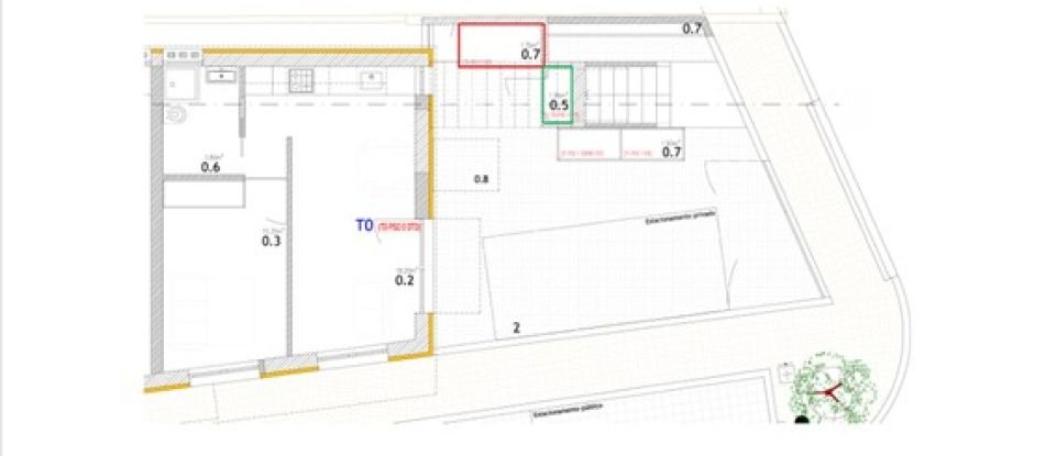 Apartamento T1 em Chafé de 32 m²