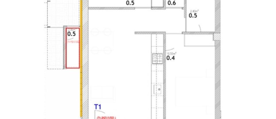 Apartamento T2 em Chafé de 50 m²