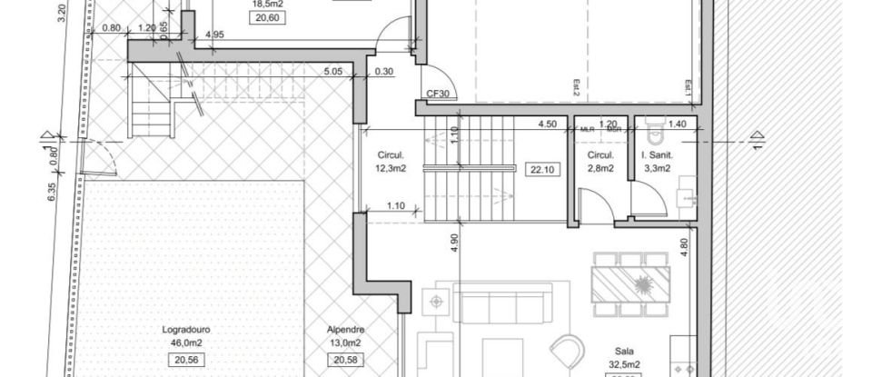 Terreno em Ferrel de 195 m²