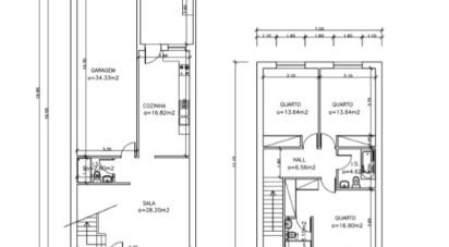 Building plot in Lamas e Cercal of 338 m²