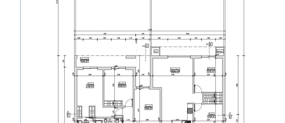 Apartamento T3 em Gâmbia-Pontes-Alto da Guerra de 102 m²