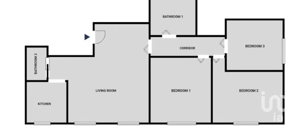 Appartement T3 à Belém de 95 m²