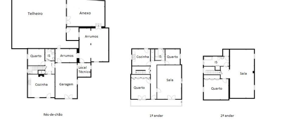 Maison T3 à Seiça de 198 m²