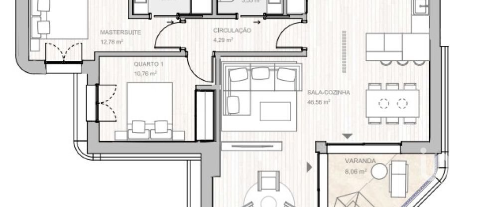 Appartement T2 à Parque das Nações de 110 m²