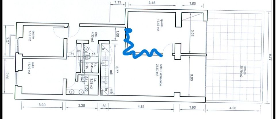 Appartement T2 à Penha de França de 70 m²