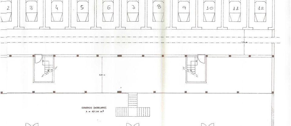 Loja / Estabelecimento Comercial em Murça de 491 m²