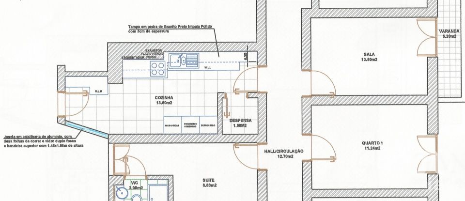 Appartement T3 à Alvalade de 97 m²