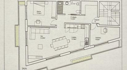 Appartement T2 à Amora de 77 m²