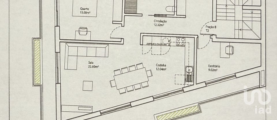 Appartement T2 à Amora de 77 m²