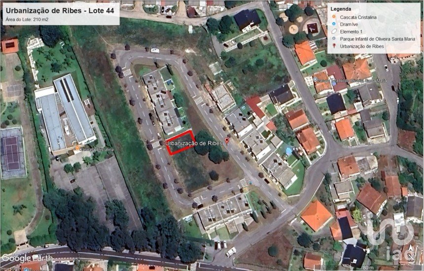 Land in Oliveira (Santa Maria) of 210 m²