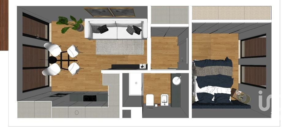 Apartamento T1 em Milagres de 42 m²